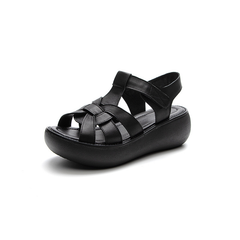 Macry Women's Peep Toe Wedges Sandals