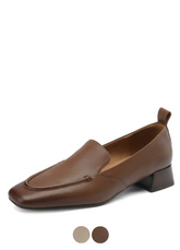 Maggi Women's Square Low Heel Office Loafer