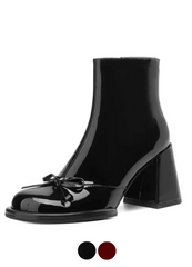 Marcella Women's Warm Square Heel Ankle Boots