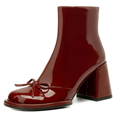 Marcella Women's Warm Square Heel Ankle Boots