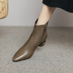 Mary Women's Pointed Toe Ankle Boots