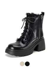 Matilde Women's Snow Leather Ankle Boots