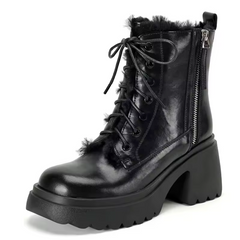 Matilde Women's Snow Leather Ankle Boots