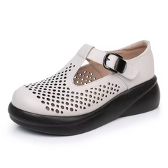 Melissa Women's Hollow Out Leather Platform Sandals