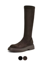 Milagros Women's Knee High Stretch Fabric Boots