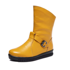 Minerva Women's Flat Leather Boots