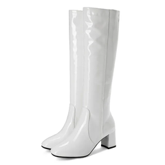 Nadia Women's Patent Knee High Boots