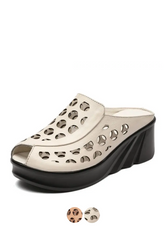 Nahir Women's Peep Toe Wedge Sandals