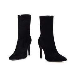 Nataly Women's Velvety Elastic Fall Boots