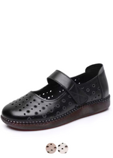 Olga Women's Leather Hook & Loop Sandals