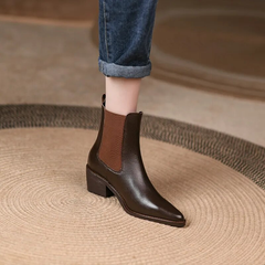 Olga Women's Pointed Toe Chelsea Boots