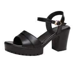 Olivia Women's Square Heels Sandals