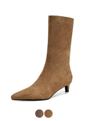 Oriana Women's Mid Calf Leather Boots