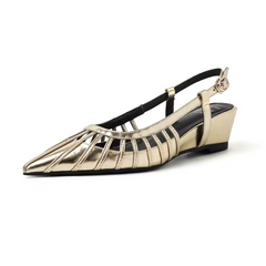 Oriana Women's Weaving Pointed Toe Sandals