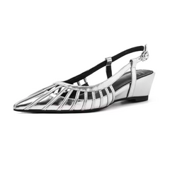 Oriana Women's Weaving Pointed Toe Sandals