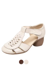 Pina Women's Hollow Leather Comfortable Sandals