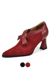 Ramira Women's Leather Suede Pumps