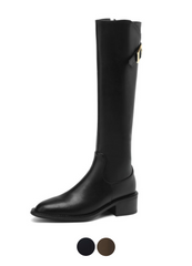 Ramona Women's Square Heel Knee High Boots