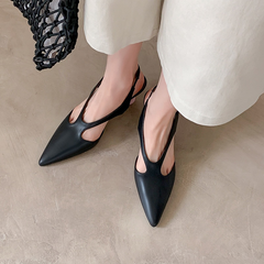 Rita Women's Pointed Toe Mid Heels Sandals