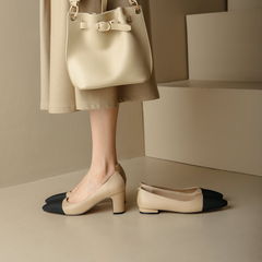 Rony Women's Leather Slip-On Pumps