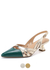 Rury Women's Leather Pointed Toe Sandals