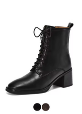 Sandy Women's Leather Lace Up Boots