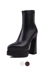 Scarlet Women's Stretchy High Heel Boots