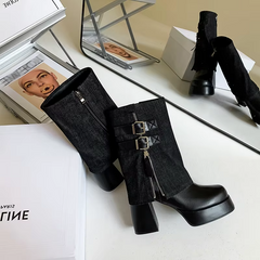 Shantal Women's Mid-Calf Ankle Boots