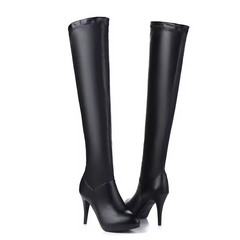 Silvia Women's Elastic Over Knee Boots