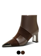 Tamary Women's Zip Pointed Toe Boots