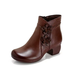 Viany Women's Thick Heel Ankle Boots