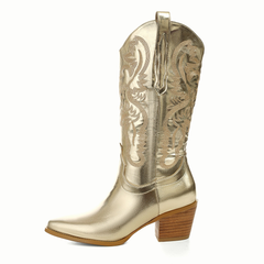 Marty Women's Metallic Cowboy Boots