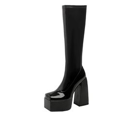 Fedra Women's Knee High Black Boots
