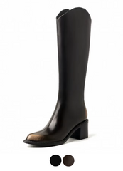 Raima Women's Knee-High Square Heel Boots