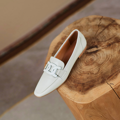 Loy Women's Low Heels Slip On Loafer Shoes