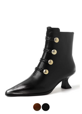 Zenia Women's Dress Zipper Ankle Boots