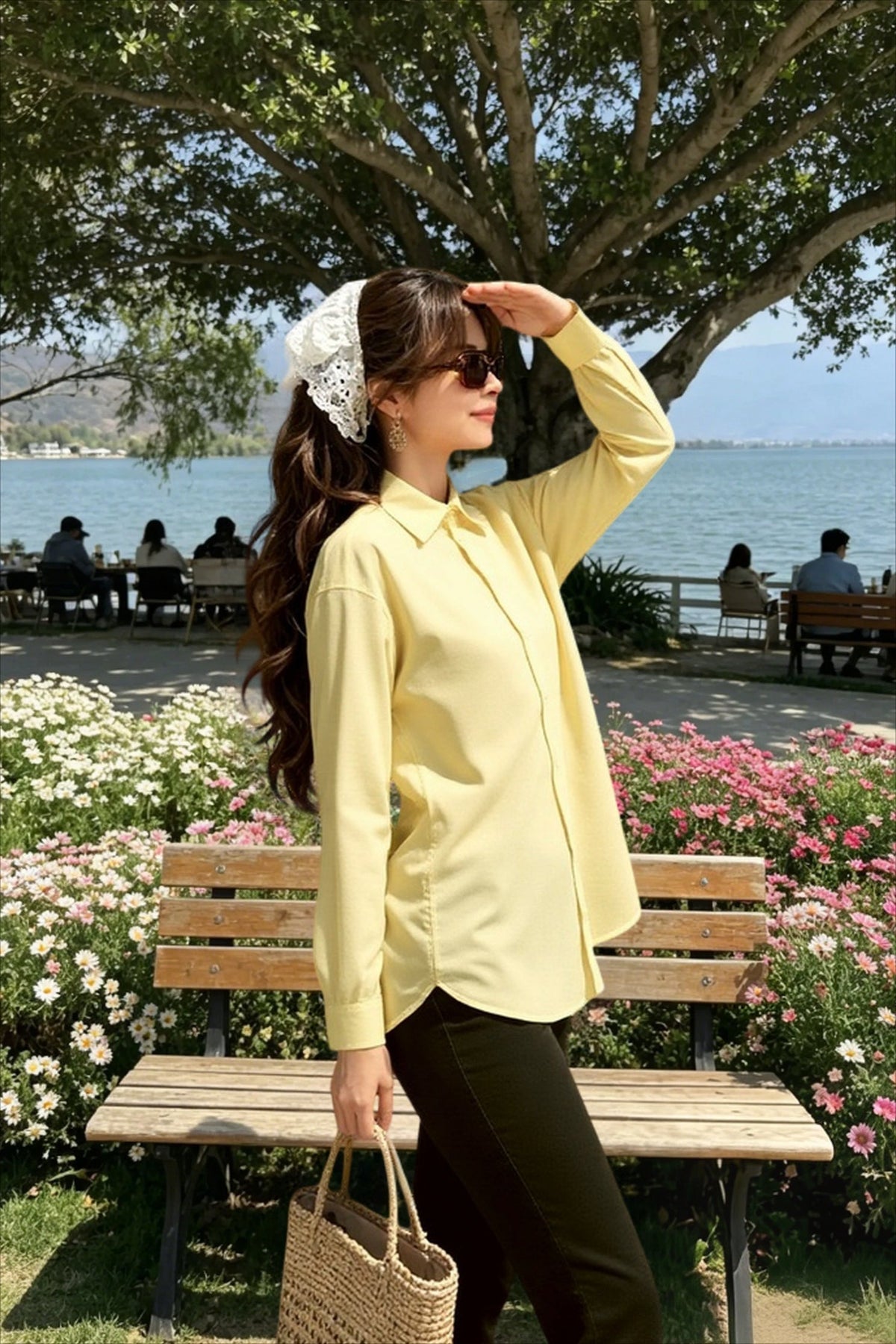 Cotton Loose Fit Office Blouse