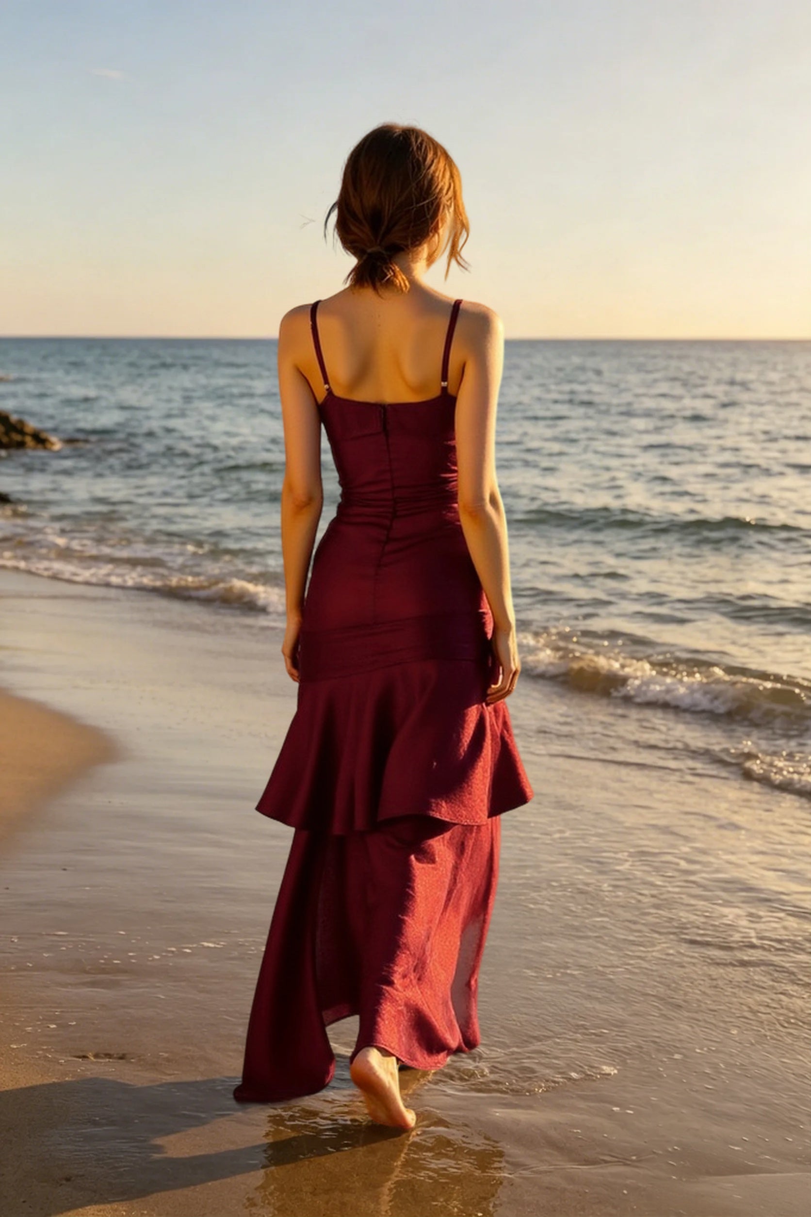 Longline Elegant Slip Dress