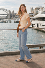 Sexy Vintage Button Short Sleeve Blouse