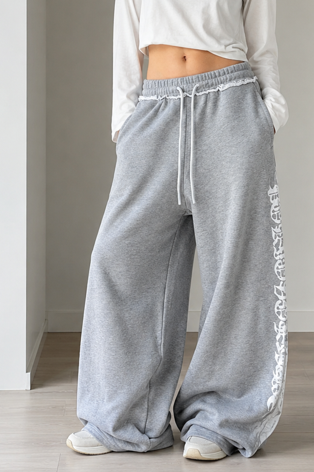 Loose Dropped Shoulder Sweat Pants