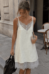 Lace Cami Elegant Casual Mini Dress
