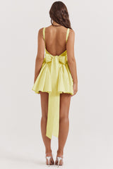 butterfly tie Mini Dress