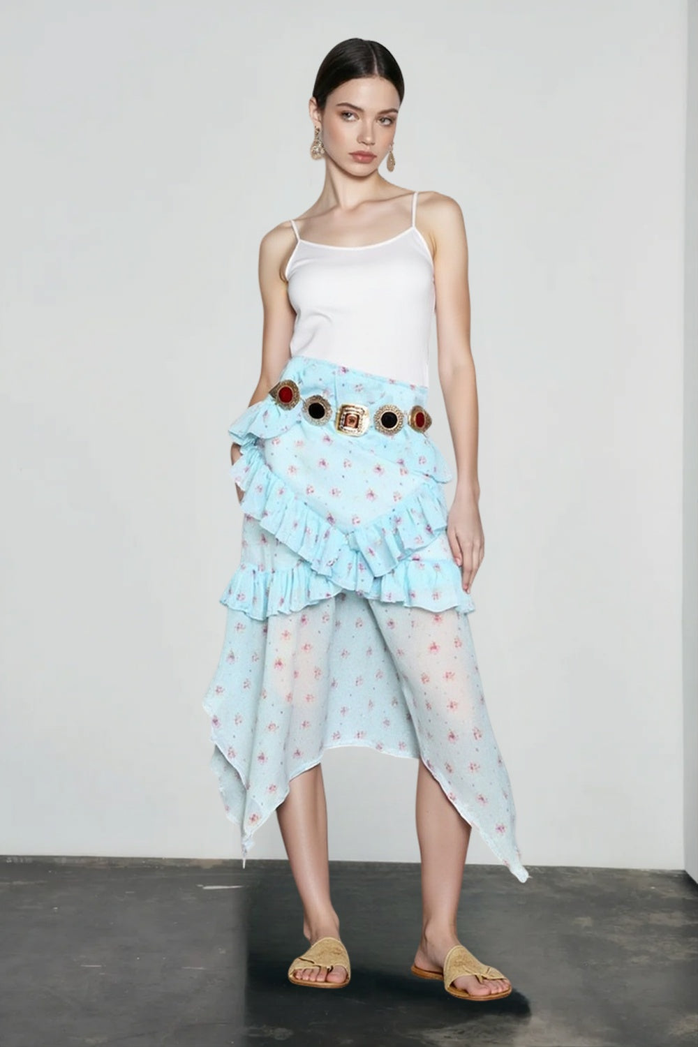 Sheer Mesh Lightweight Vacation Skirt