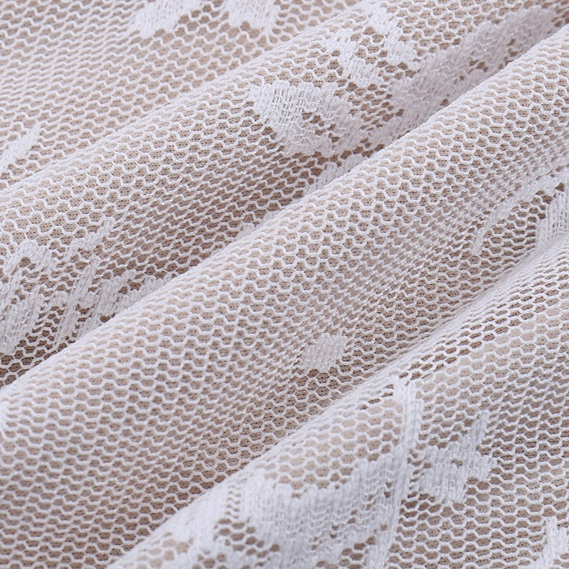 Sheer Lace Fishtail Gown