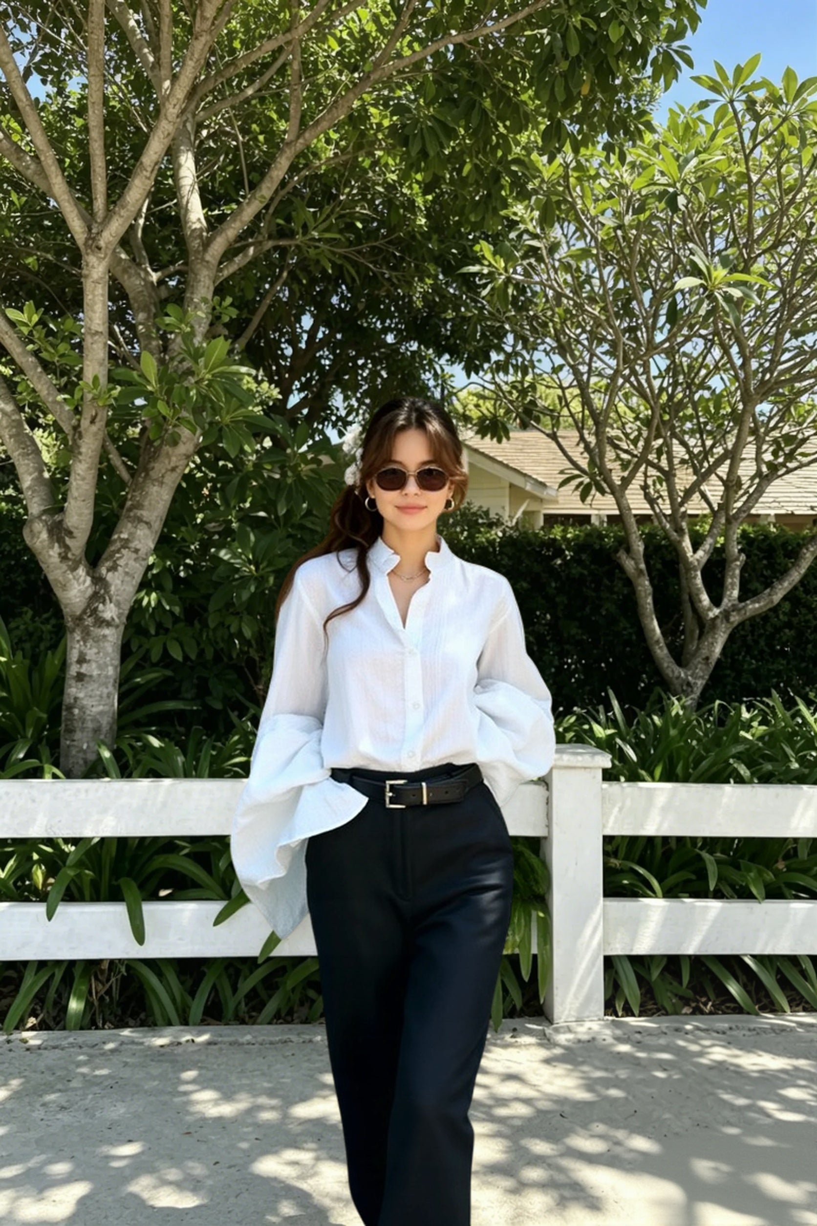 Romantic Lantern Sleeve Blouse