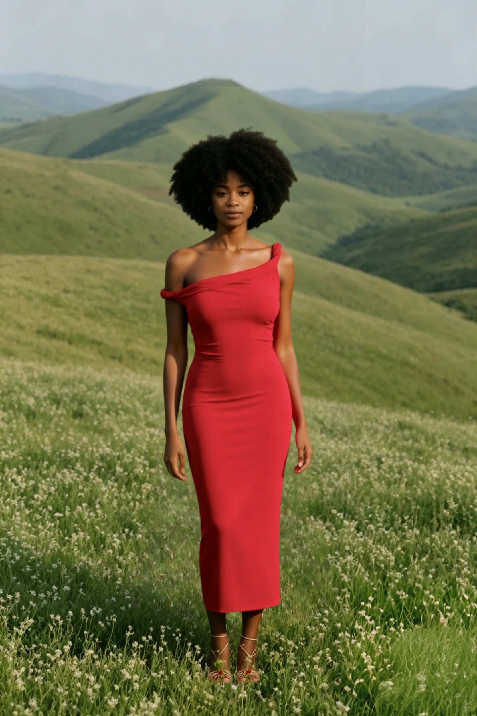 Bardot Rolled Hem Party Dress