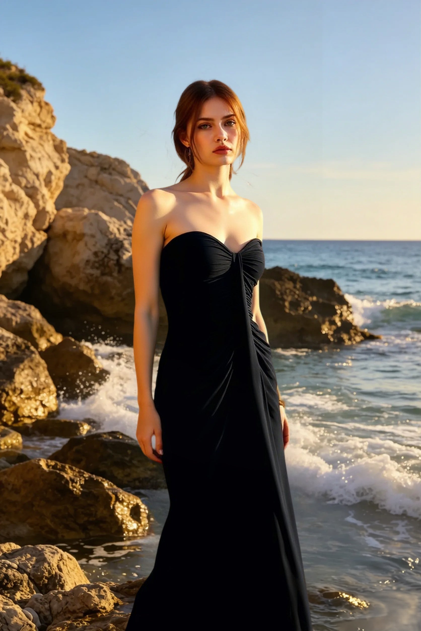 Elegant Ruched Party Dress