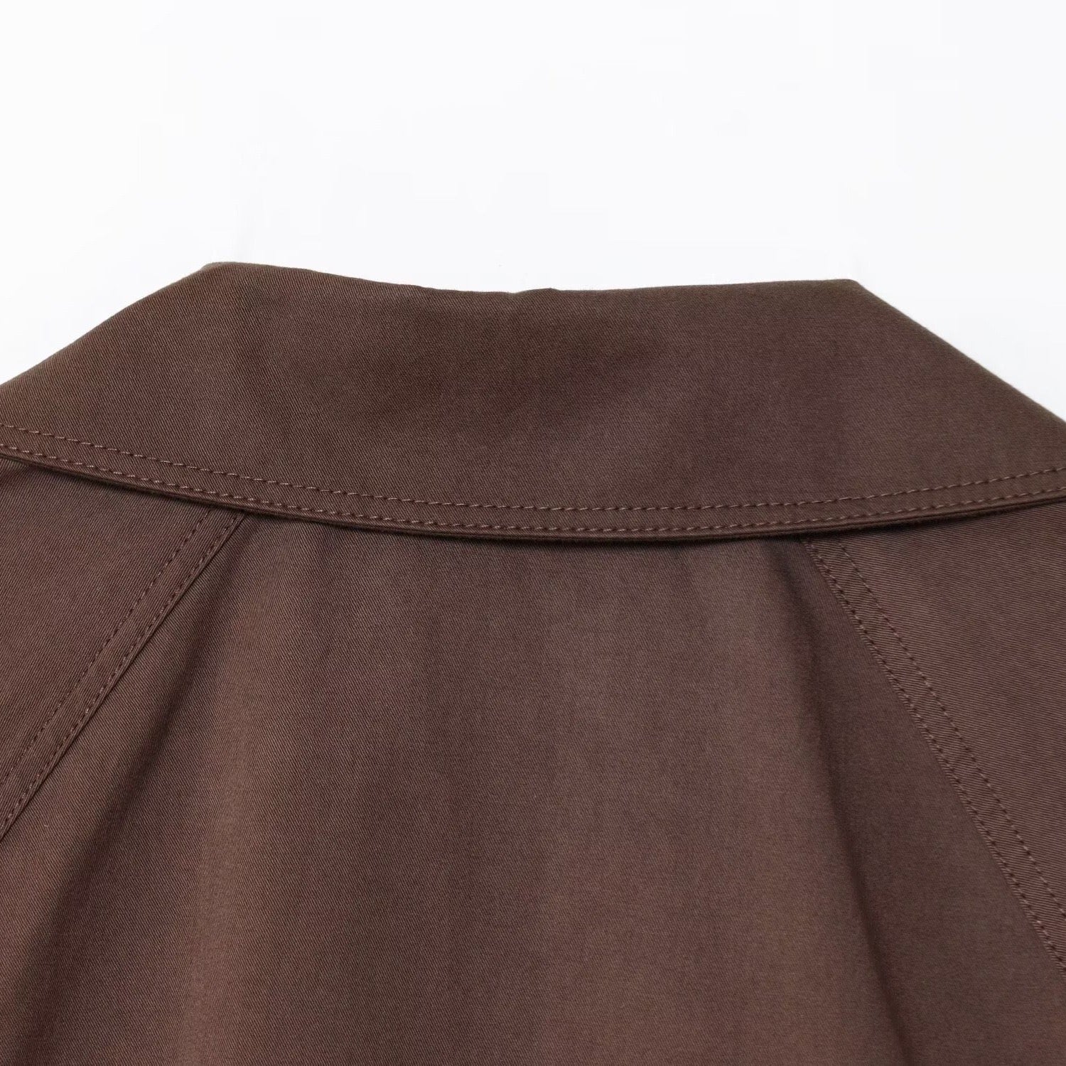 Double-Breasted Belted Trench Coat