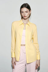 Linen Slim Fit Casual Blouse