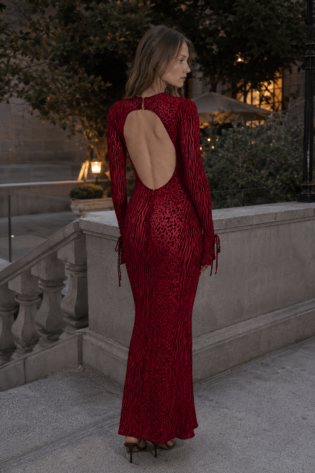Sexy Leopard Print Party Maxi Dress